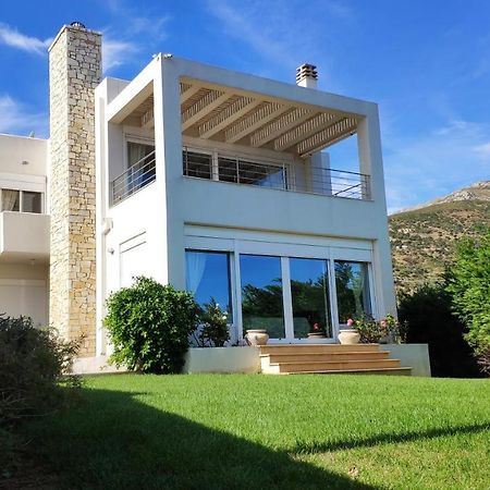 Villa With Aegean Views Akhladheri ภายนอก รูปภาพ