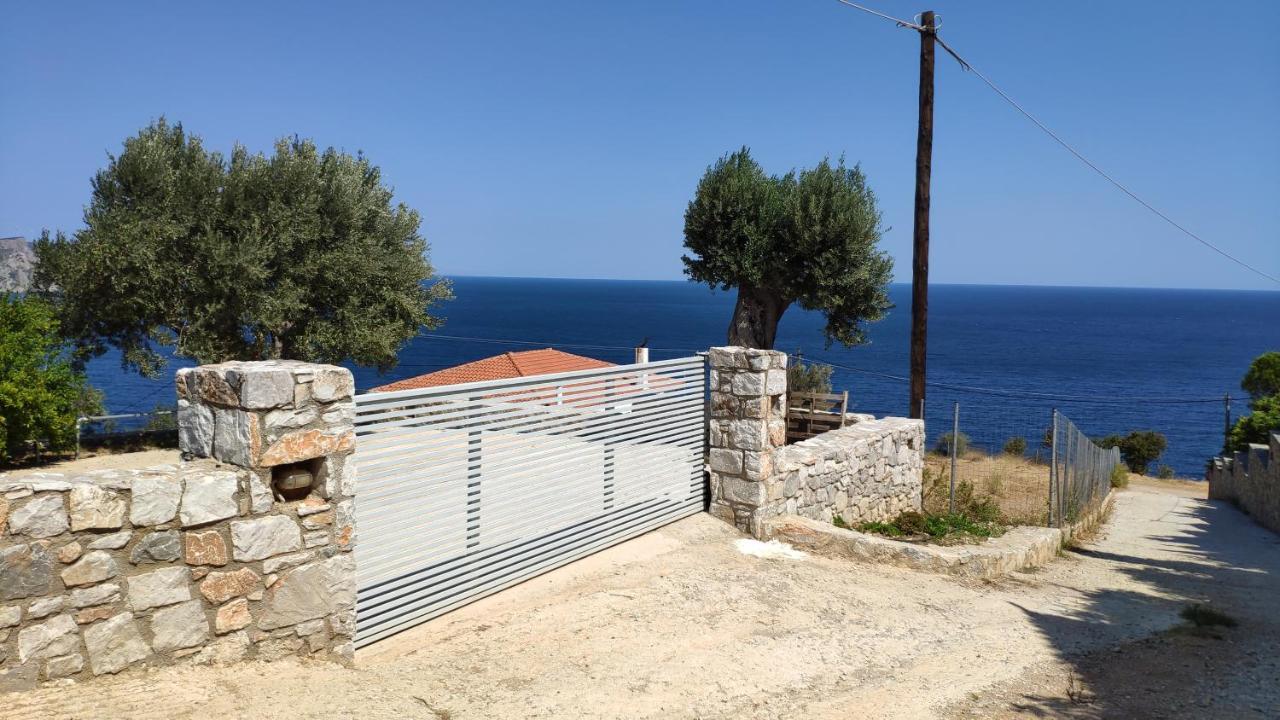 Villa With Aegean Views Akhladheri ภายนอก รูปภาพ