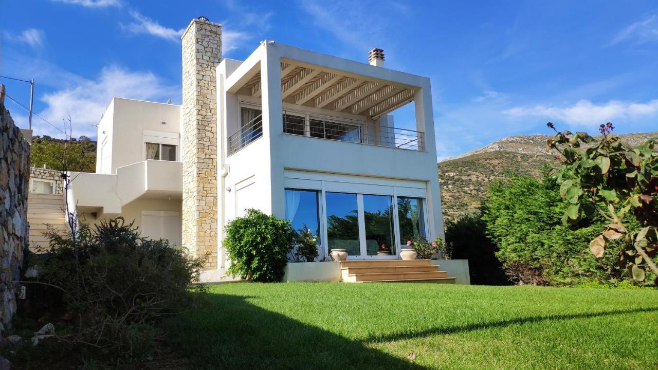 Villa With Aegean Views Akhladheri ภายนอก รูปภาพ