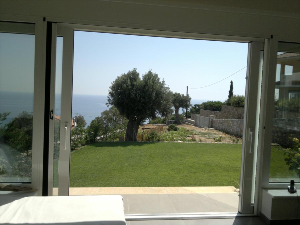Villa With Aegean Views Akhladheri ภายนอก รูปภาพ