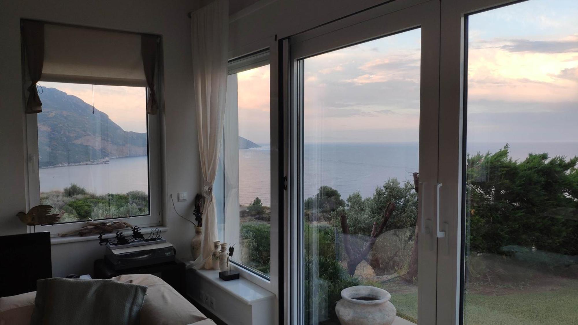Villa With Aegean Views Akhladheri ภายนอก รูปภาพ