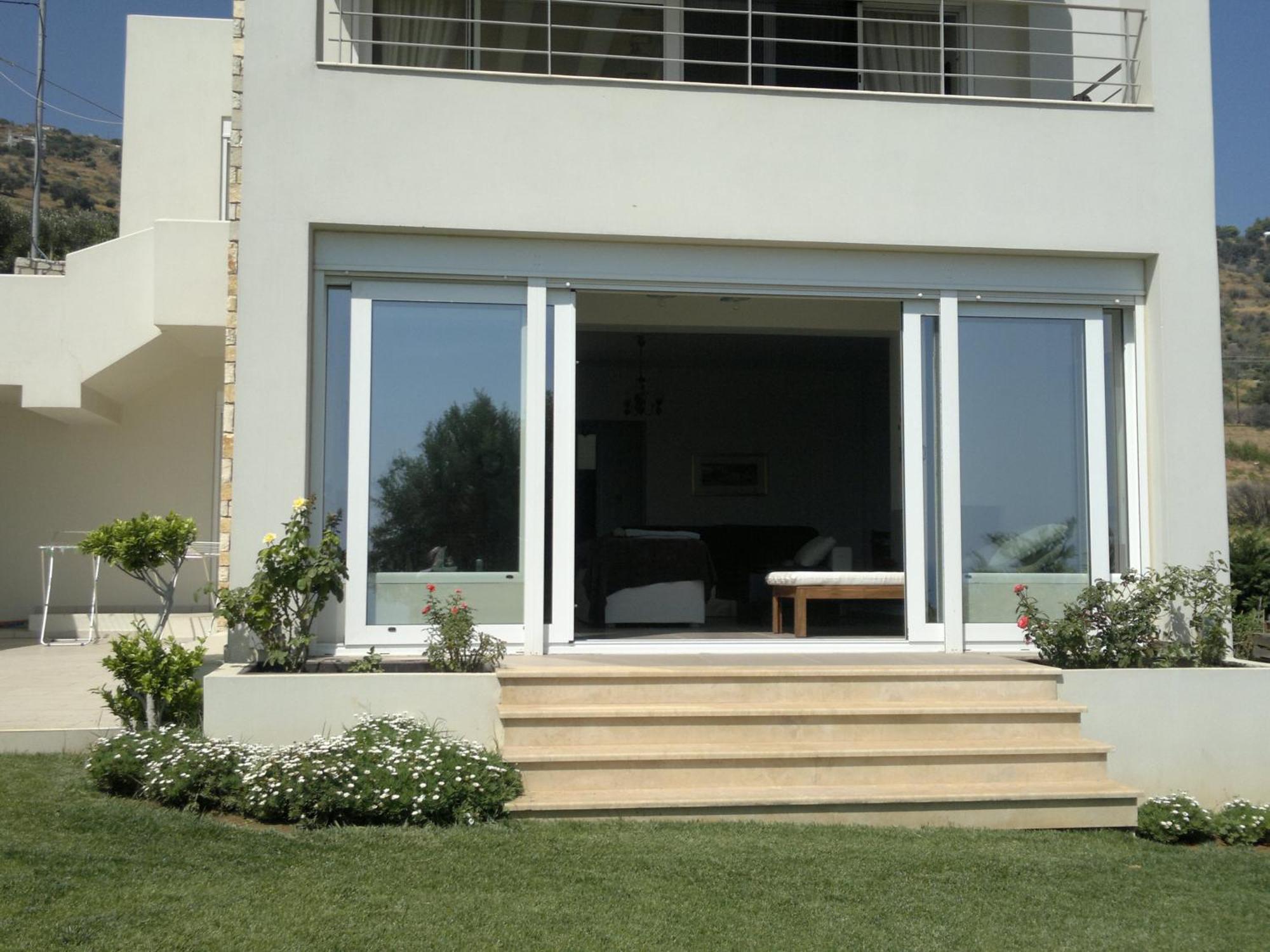 Villa With Aegean Views Akhladheri ภายนอก รูปภาพ